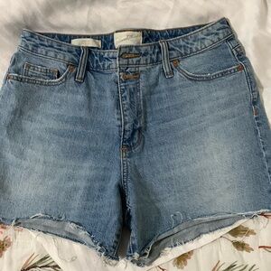Vintage midi jean shorts